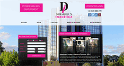 Desktop Screenshot of debaisieux-immobilier.fr