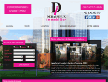 Tablet Screenshot of debaisieux-immobilier.fr
